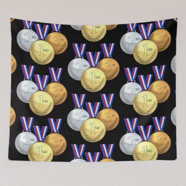 Item preview, 3st, 2rd,1nd, Funny Confusing Sports Medals. designed and sold by Artomobiles.