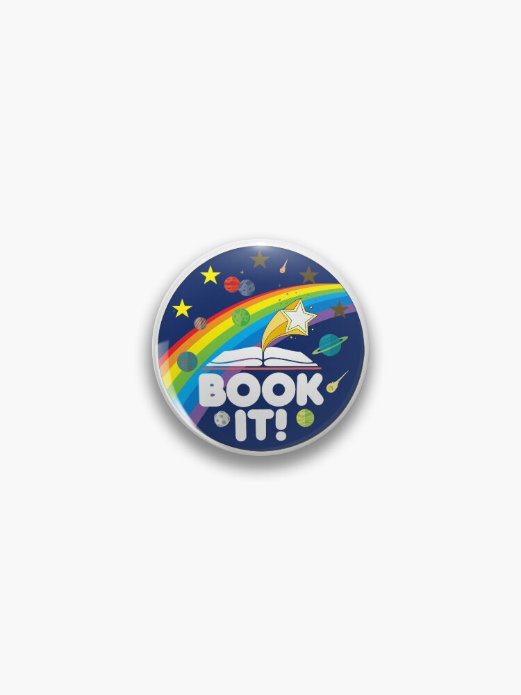 Book It // 80s Retro Reading Library Challenge Award Pin for Sale by  acquiesce13