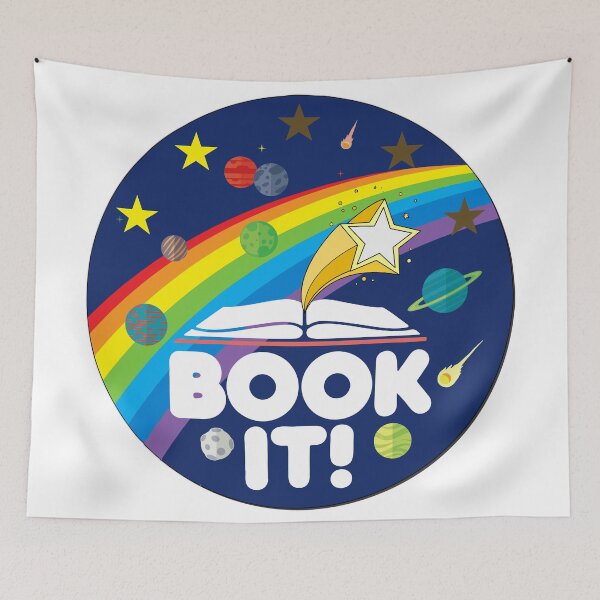 Item preview, Book It // 80s Retro Reading Library Challenge Award designed and sold by acquiesce13.