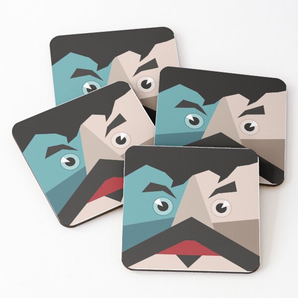 Item preview, Abstracted man face design designed and sold by Red-ElYoubi.