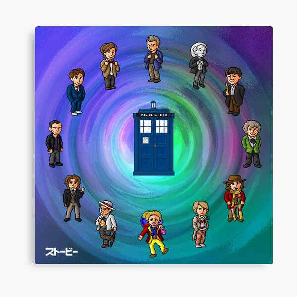 O'Clocktor Who Canvas Print