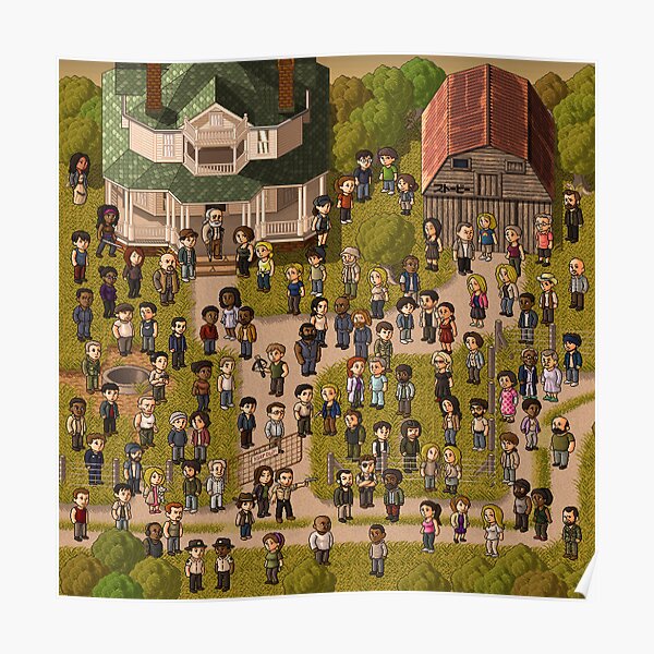Super Walking Dead: Farm Poster