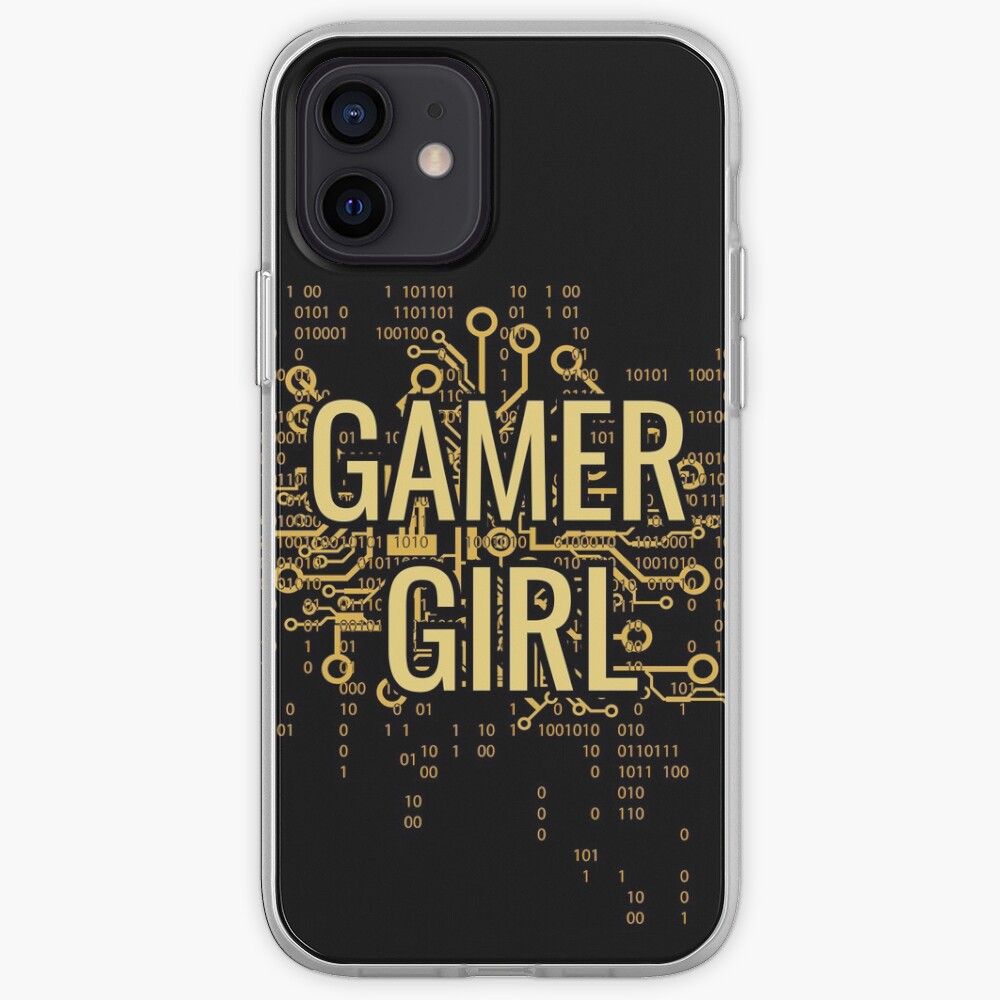 GAMER GIRL Cyber Yellow Gold iPhone Case & Cover