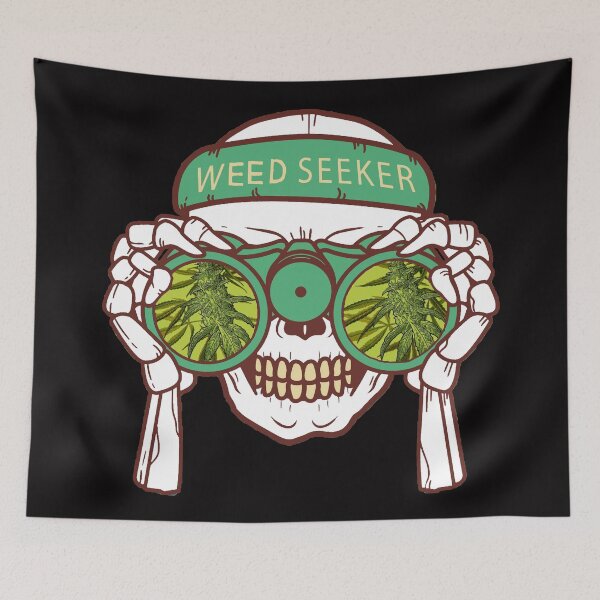 Item preview, Weed seeker Skull #1 designed and sold by Hypnotees.