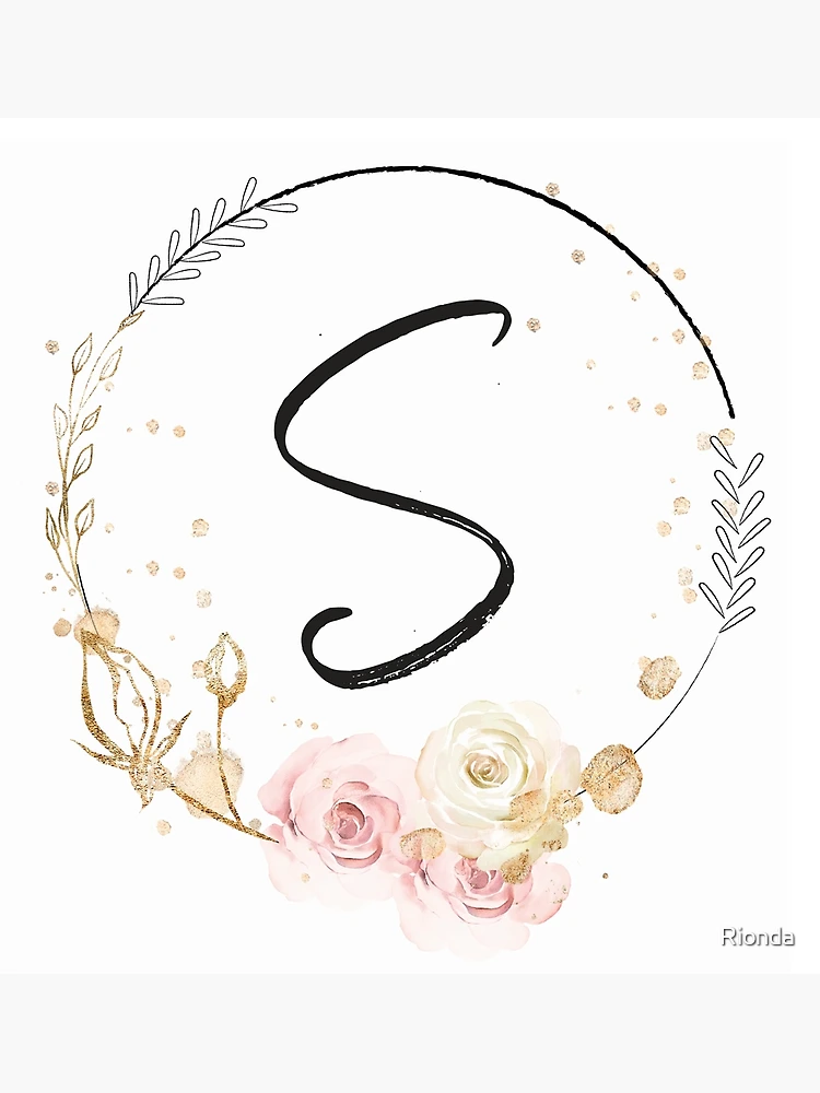 Thumbnail 3 of 3, Poster, Letter S - Roses designed and sold by Rionda.