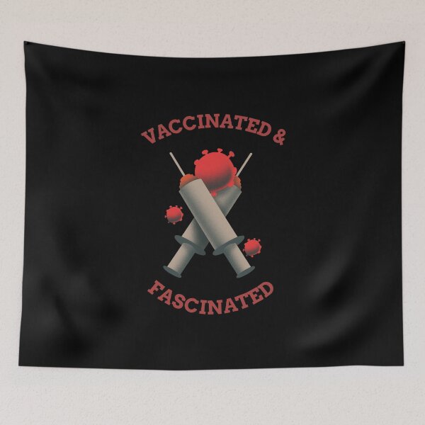 Item preview, Vaccinated & Fascinated illustration designed and sold by luisraultg.