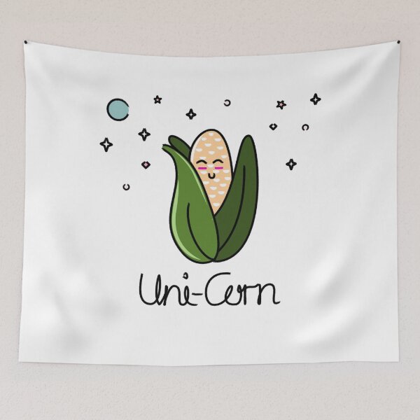 Item preview, Cute Corn. Cartoon Illustration designed and sold by FlamesandFrost.