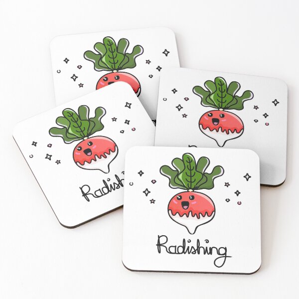 Item preview, Cute Radish. Cartoon Illustration designed and sold by FlamesandFrost.