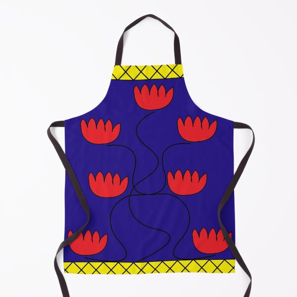 Item preview, Red Lotus Geometric Square Pattern designed and sold by Nisha Prabhu.