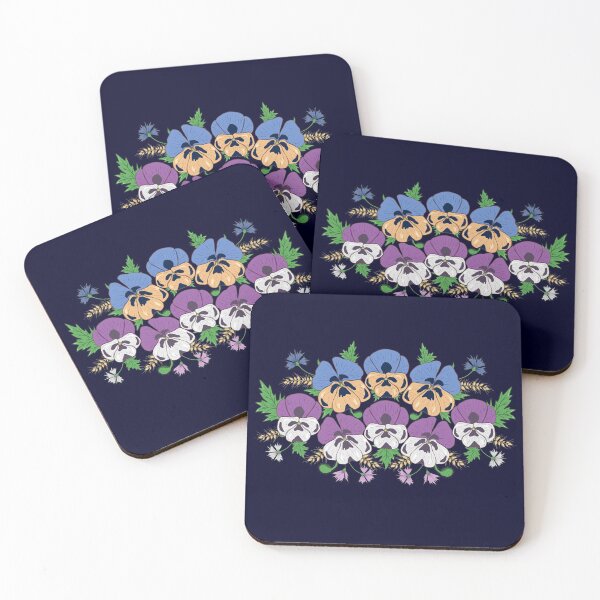 Item preview, Pansies Flowers - Cute Floral Vintage Pansy Lover designed and sold by r-silver.