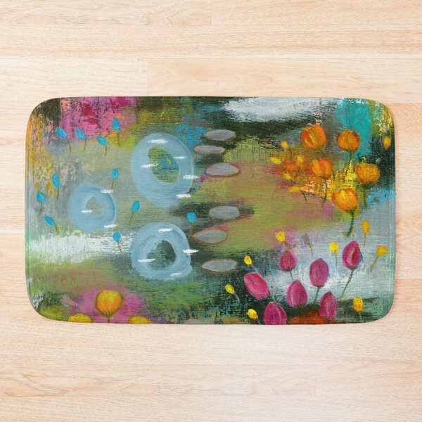 Item preview, Bright Curiosity 2, Abstract Landscape Flowers Landscape Painting designed and sold by Itaya Art.