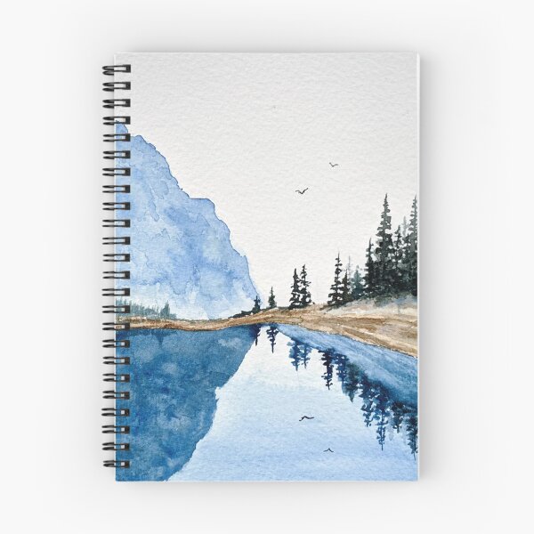 Artikelvorschau, Blue Ridge Mountains Aquarell entworfen und verkauft von Mary Kate Cuccari.