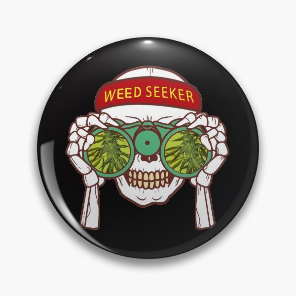 Item preview, Weed seeker Skull #2 designed and sold by Hypnotees.