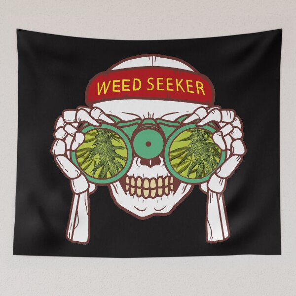 Item preview, Weed seeker Skull #2 designed and sold by Hypnotees.