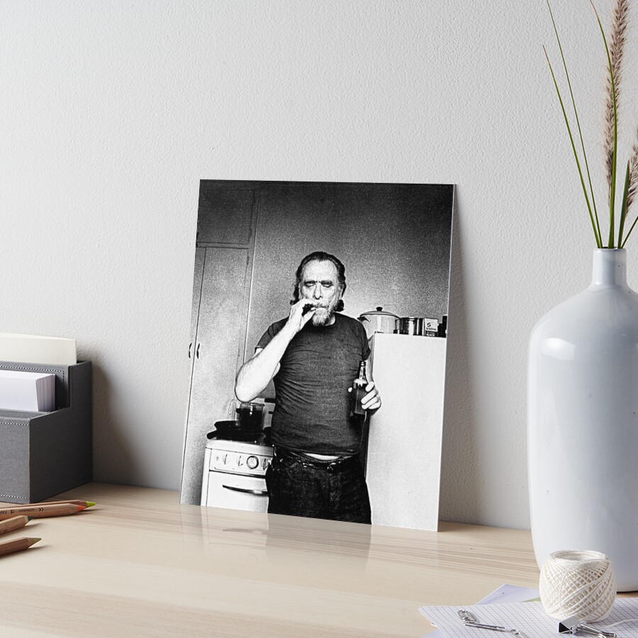 Charles Bukowski ))(( Poet and Novelist Fan Design Photographic Print for  Sale by acquiesce13