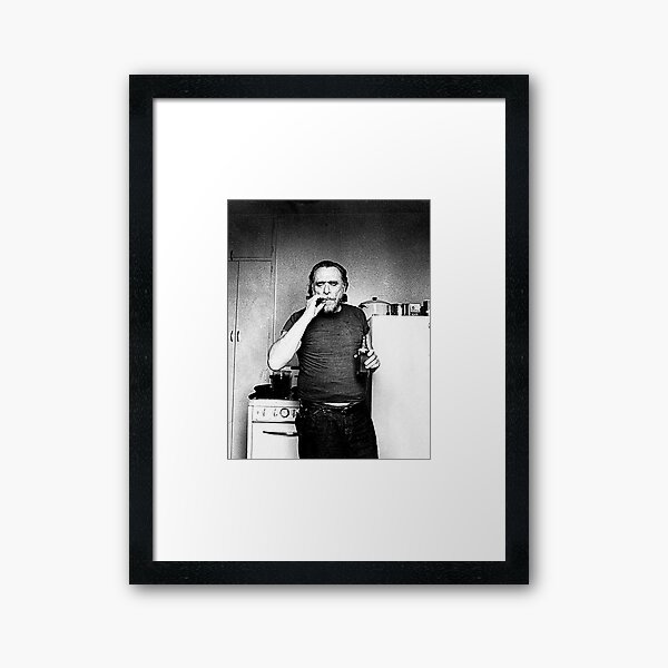 Charles Bukowski ))(( Poet and Novelist Fan Design Photographic Print for  Sale by acquiesce13