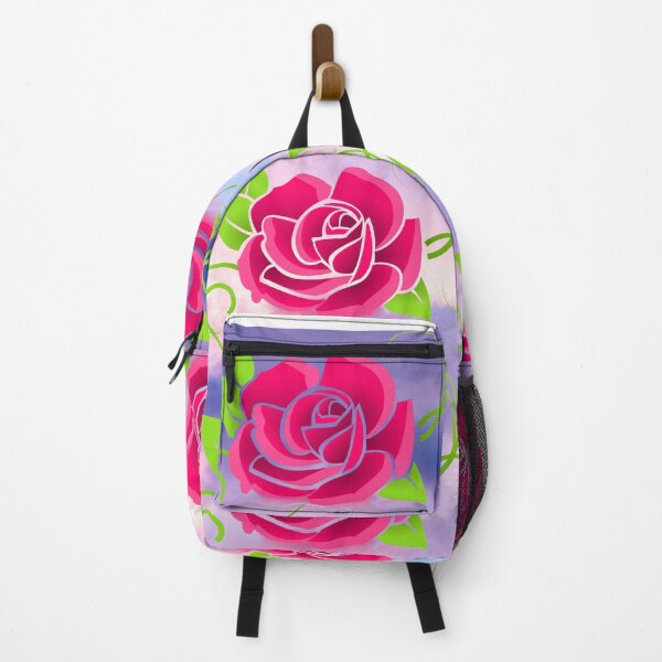 Item preview, Purple sky Pink Roses designed and sold by Little Store On Keedonwood.