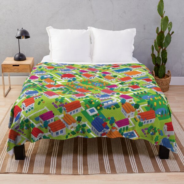 Item preview, Voxel Town Pattern designed and sold by Patricia Ramsauer.