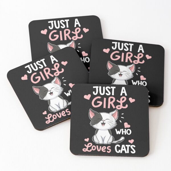 Item preview, Just A Girl Who Loves Cat designed and sold by HumbleShirt.