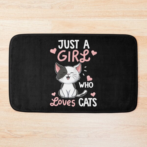 Item preview, Just A Girl Who Loves Cat designed and sold by HumbleShirt.