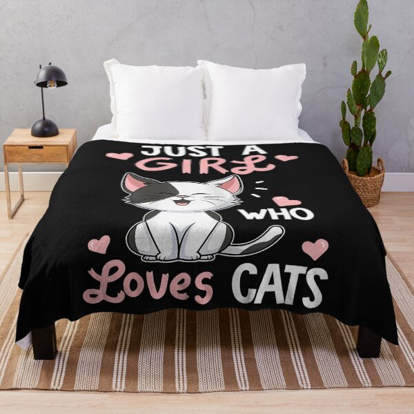 Item preview, Just A Girl Who Loves Cat designed and sold by HumbleShirt.