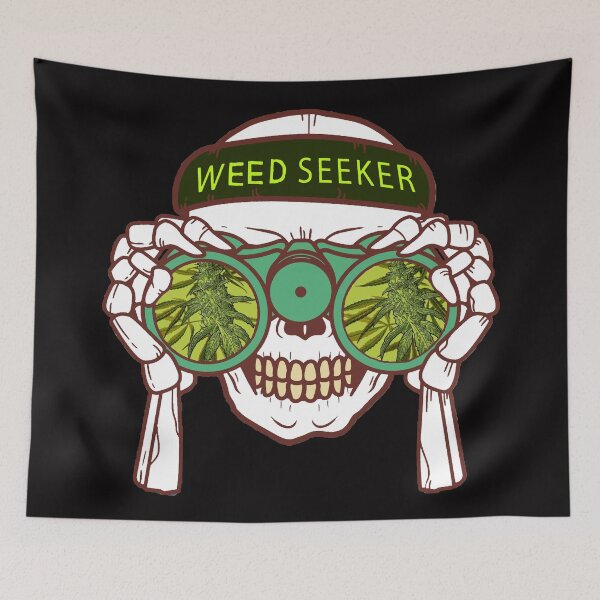 Item preview, Weed seeker Skull #3 designed and sold by Hypnotees.