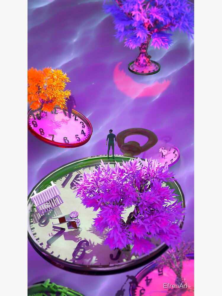 "Time blender art" Sticker for Sale by EfrenAri Redbubble