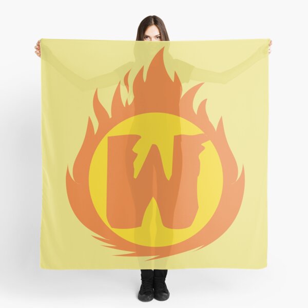 Item preview, Superhero Letter W. Fire Insignia designed and sold by mgulin.