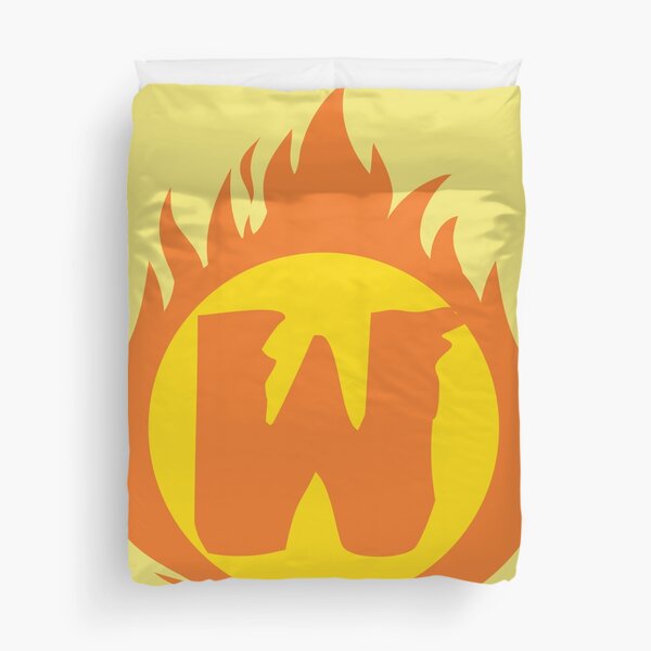 Item preview, Superhero Letter W. Fire Insignia designed and sold by mgulin.