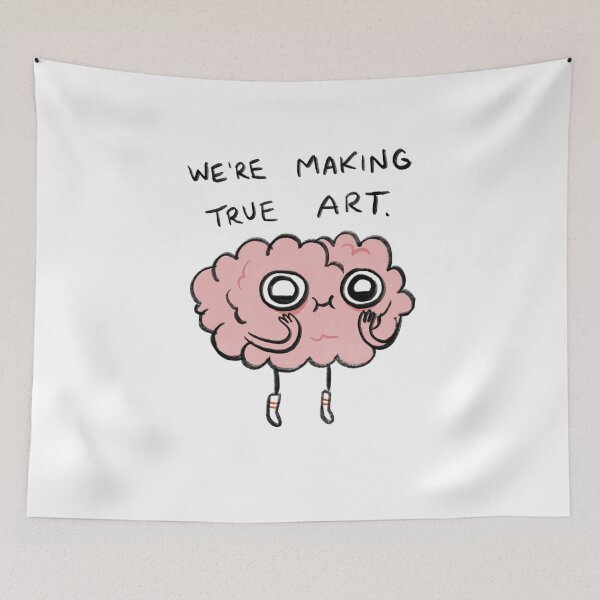 Item preview, Art Brain designed and sold by beccabeccalee.