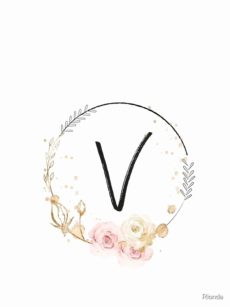 Thumbnail 4 of 4, iPhone Case, Letter V - Roses designed and sold by Rionda.