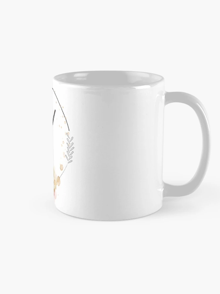 Thumbnail 3 of 6, Coffee Mug, Letter V - Roses designed and sold by Rionda.