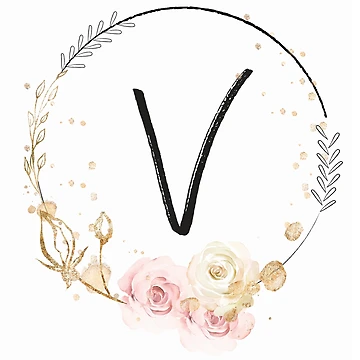 Artwork thumbnail, Letter V - Roses by Rionda