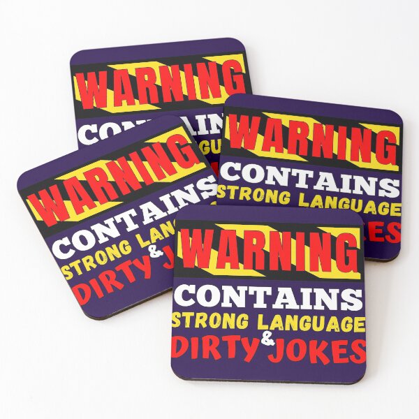 Item preview, Warning contains strong language and dirty jokes designed and sold by Try-It.