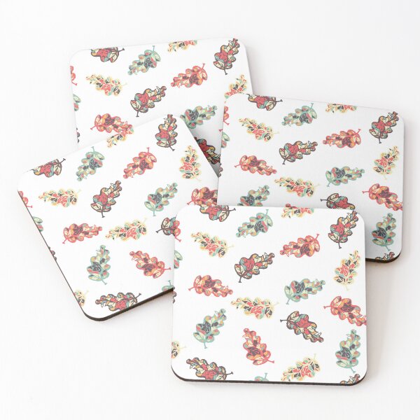 Item preview, beautiful colored leaves pattern designed and sold by rysunki-malunki.