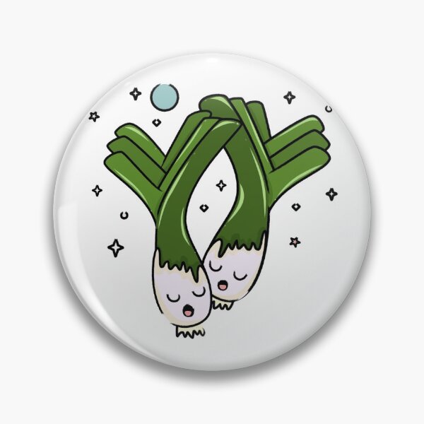 Item preview, Cute Leeks. Cartoon Illustration designed and sold by FlamesandFrost.