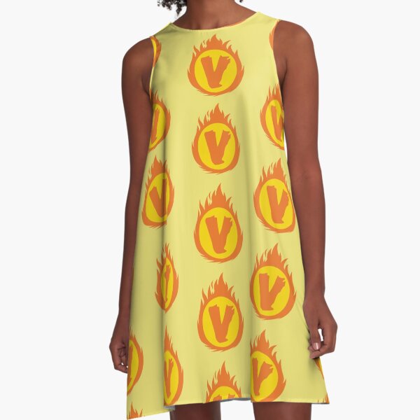 Item preview, Superhero Letter V. Fire Insignia designed and sold by mgulin.