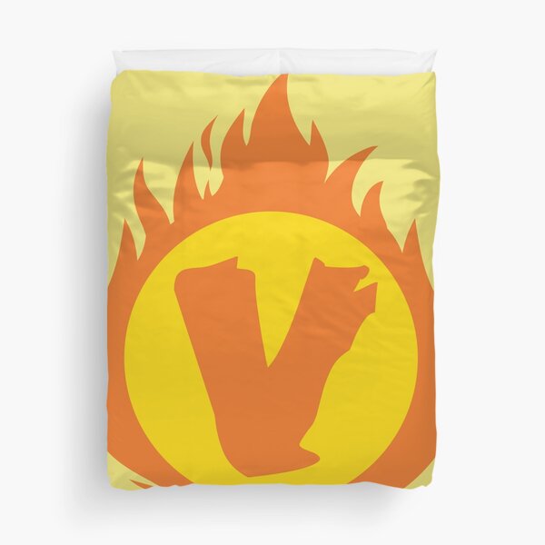 Item preview, Superhero Letter V. Fire Insignia designed and sold by mgulin.