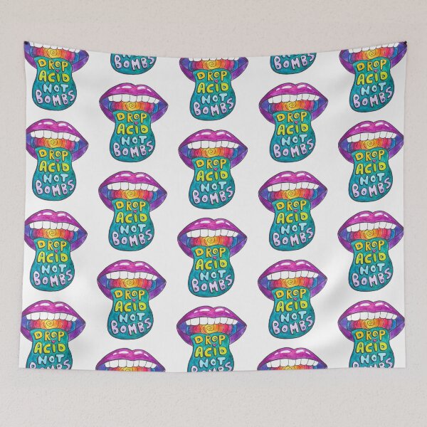 Item preview, Drop Acid Not Bombs - Purple Haze designed and sold by ArtConfused.