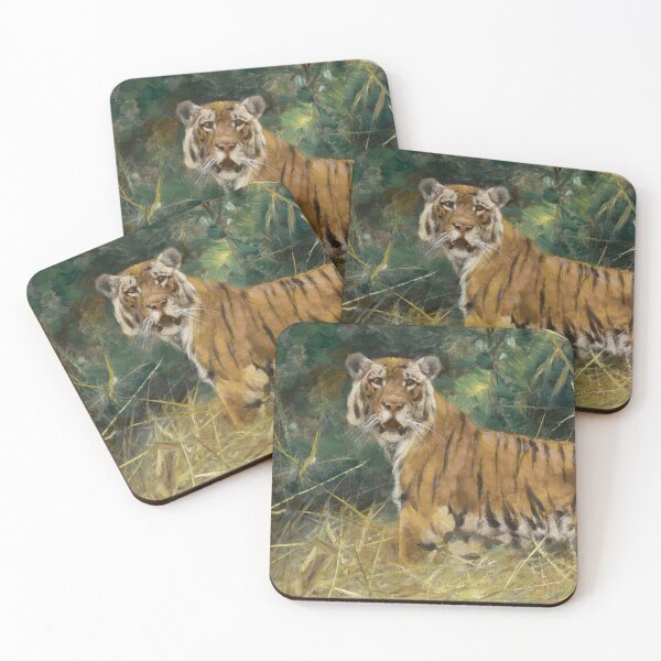 Item preview, Tiger on the Alert - Wilhelm Kuhnert - 1919 designed and sold by CJET.