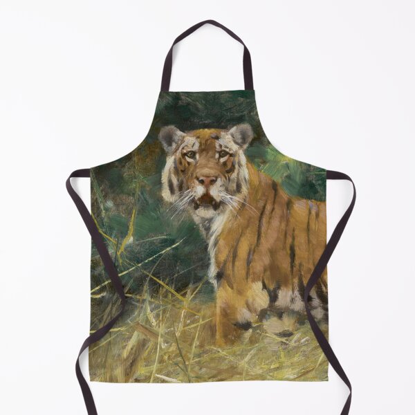 Item preview, Tiger on the Alert - Wilhelm Kuhnert - 1919 designed and sold by CJET.