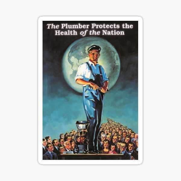 Artikel-Vorschau von Vintage American Plumber Pride Poster, designt und verkauft von ArtForTrades.