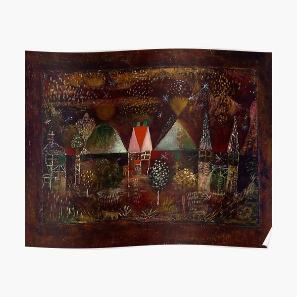 Nachtfest, Paul Klee Poster