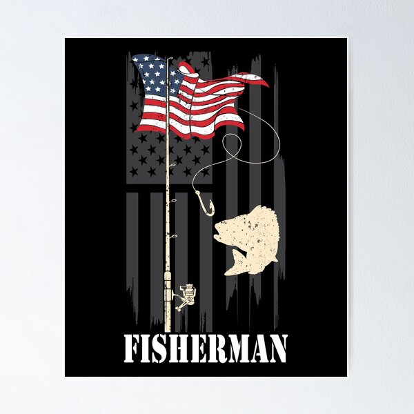 Fishing Flag Posters for Sale