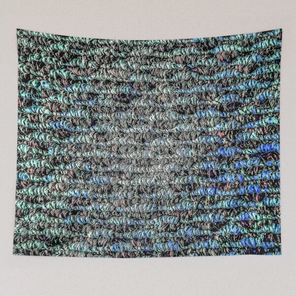 Item preview, Loop Pile Texture Blue designed and sold by Designs By YL.