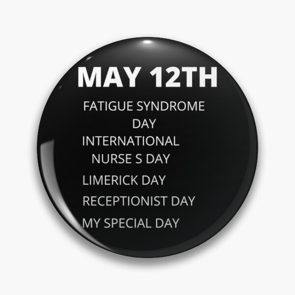 Item preview, Daily holidays - May 12th designed and sold by edwardtiptonart.