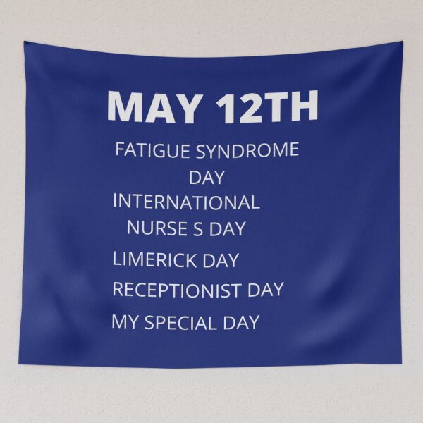 Item preview, Daily holidays - May 12th designed and sold by edwardtiptonart.