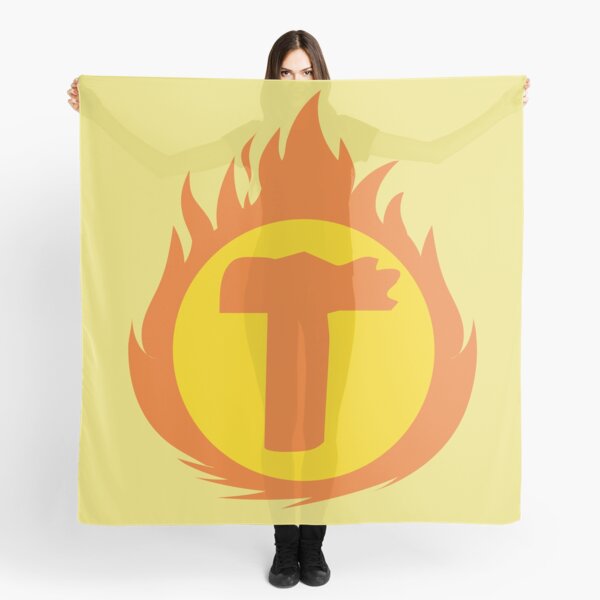 Item preview, Superhero Letter T. Fire Insignia designed and sold by mgulin.