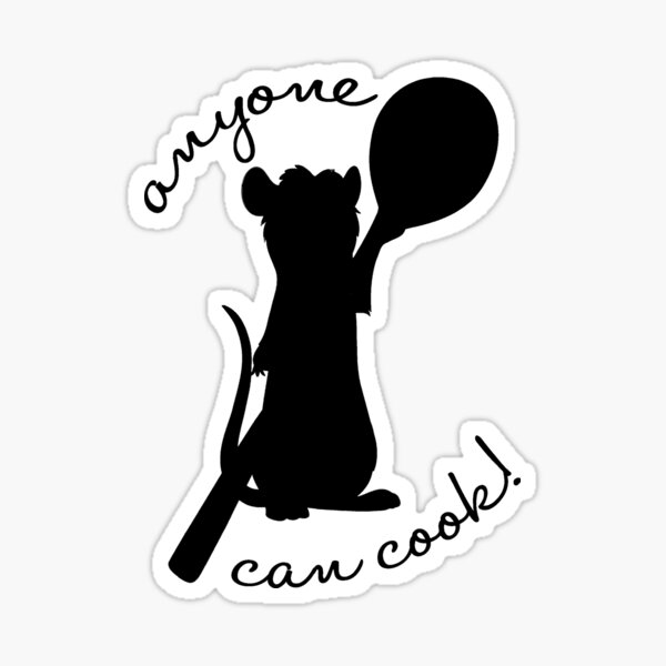 anyone can cook! Sticker