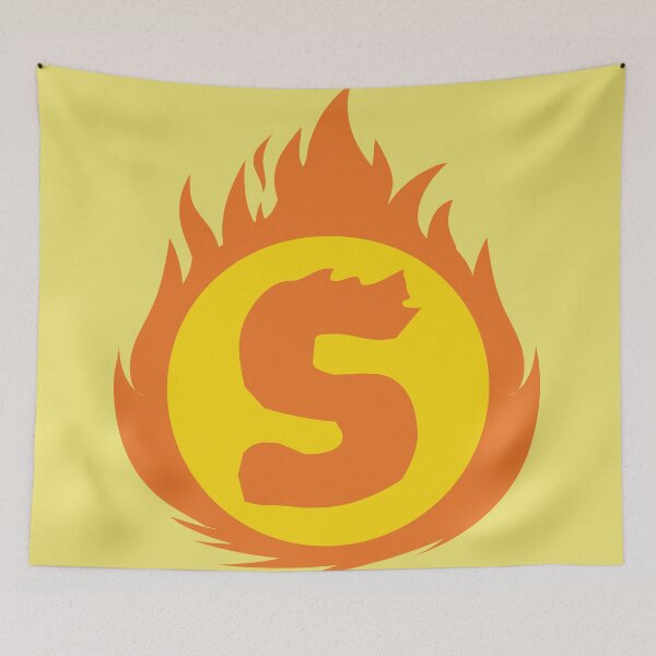 Item preview, Superhero Letter S. Fire Insignia designed and sold by mgulin.